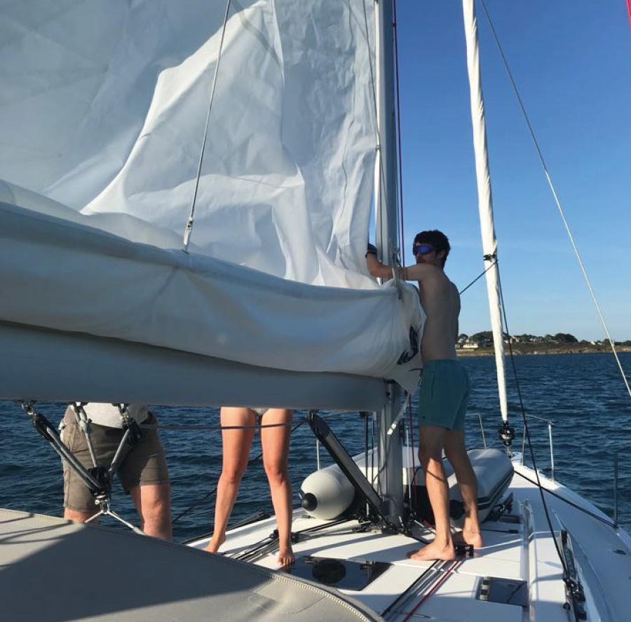 Iles en Voile - Croisieres avec Skipper iles du Morbihan - Visuel Bateau Voile